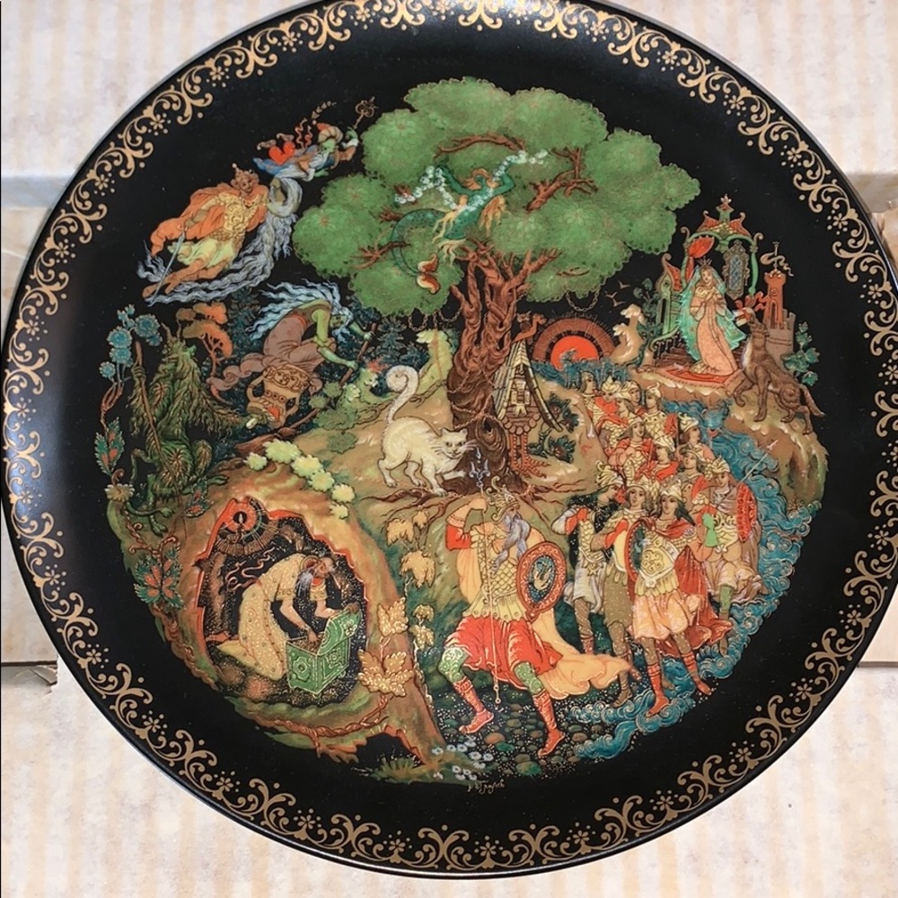 Russian limited edition collectible plate